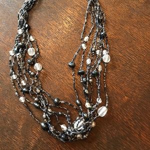 Necklace with beads